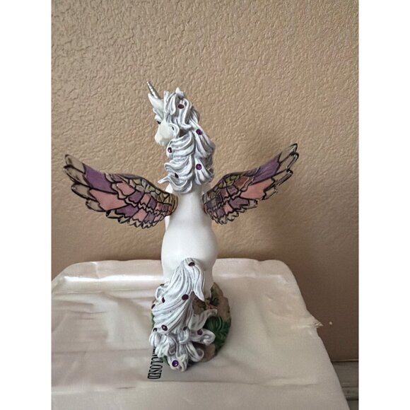 Hamilton Collection Jeweled Reflections Amethyst Splendor Unicorn w/Box & COA - Picture 8 of 16